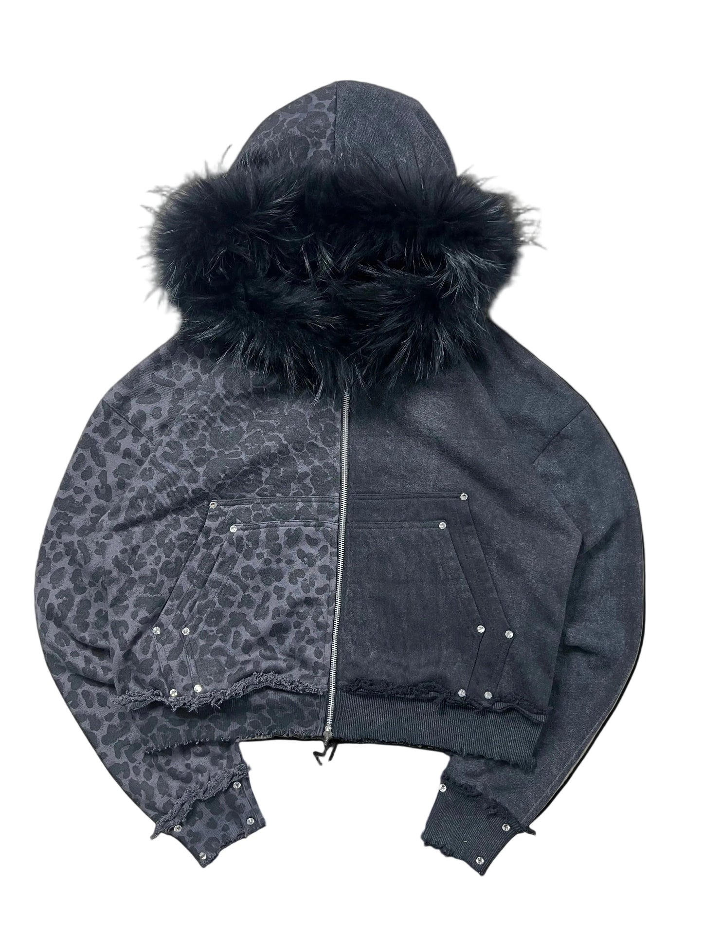 „Phantom” fur hoodie
