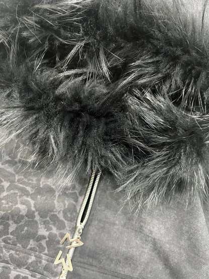 „Phantom” fur hoodie