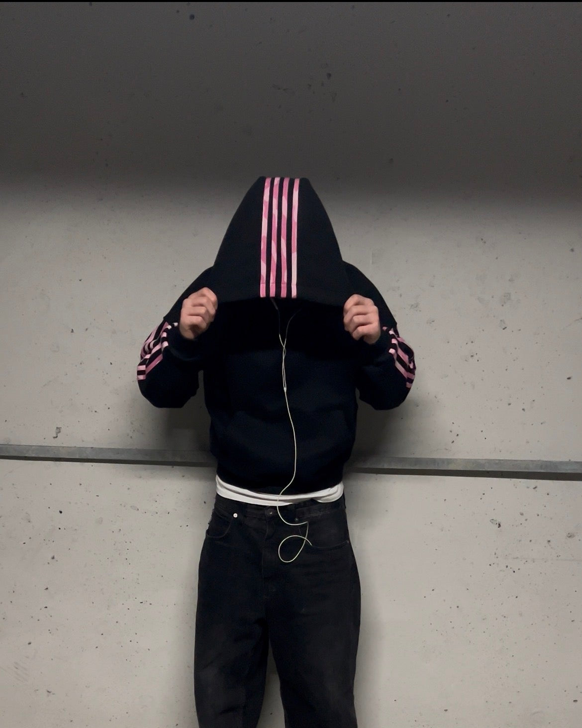 „4 stripes camo” hoodie